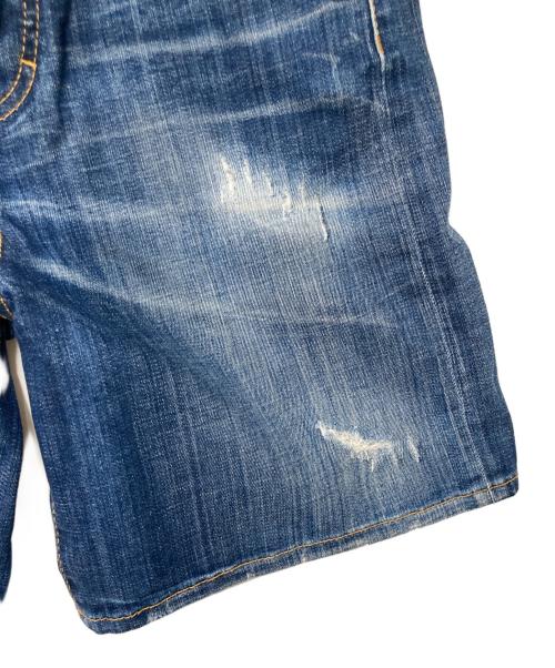 DSQUARED2（ディースクエアード）DSQUARED2 (ディースクエアード) デニムハーフパンツ インディゴ サイズ:44の古着・服飾アイテム