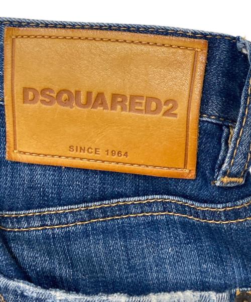 DSQUARED2（ディースクエアード）DSQUARED2 (ディースクエアード) デニムハーフパンツ インディゴ サイズ:44の古着・服飾アイテム