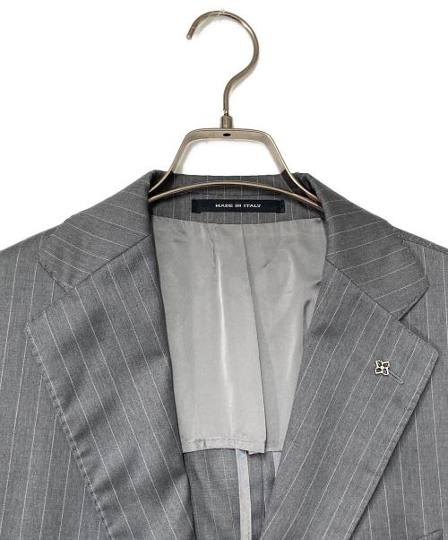 TAGLIATORE（タリアトーレ）TAGLIATORE (タリアトーレ) セットアップスーツ グレー×ホワイト サイズ:48/7 Rの古着・服飾アイテム
