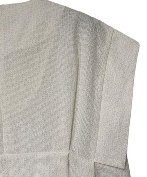 COLLAGE GALLARDAGALANTE（コラージュ ガリャルダガランテ）COLLAGE GALLARDAGALANTE (コラージュ ガリャルダガランテ) カラミウエストタックブラウス ホワイト サイズ:Fの古着・服飾アイテム