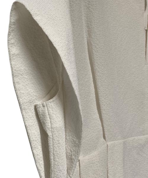 COLLAGE GALLARDAGALANTE（コラージュ ガリャルダガランテ）COLLAGE GALLARDAGALANTE (コラージュ ガリャルダガランテ) カラミウエストタックブラウス ホワイト サイズ:Fの古着・服飾アイテム