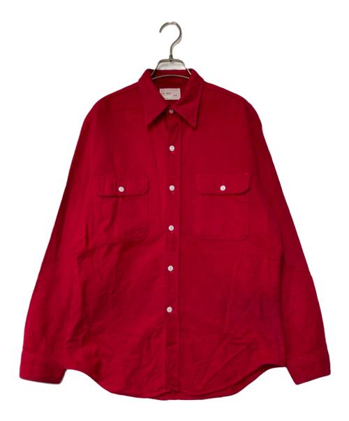 big mac（ビッグマック）big mac (ビッグマック) 70's コットンネルシャツ レッド サイズ:Mの古着・服飾アイテム
