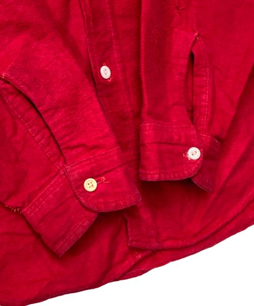 big mac（ビッグマック）big mac (ビッグマック) 70's コットンネルシャツ レッド サイズ:Mの古着・服飾アイテム