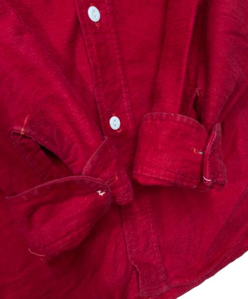 big mac（ビッグマック）big mac (ビッグマック) 70's コットンネルシャツ レッド サイズ:Mの古着・服飾アイテム