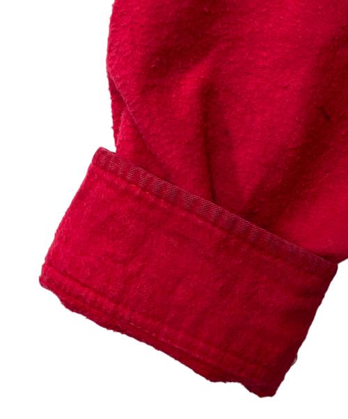 big mac（ビッグマック）big mac (ビッグマック) 70's コットンネルシャツ レッド サイズ:Mの古着・服飾アイテム