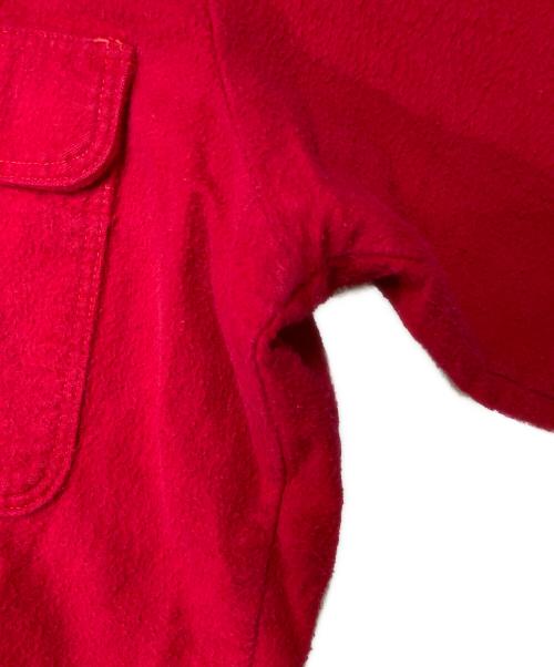 big mac（ビッグマック）big mac (ビッグマック) 70's コットンネルシャツ レッド サイズ:Mの古着・服飾アイテム