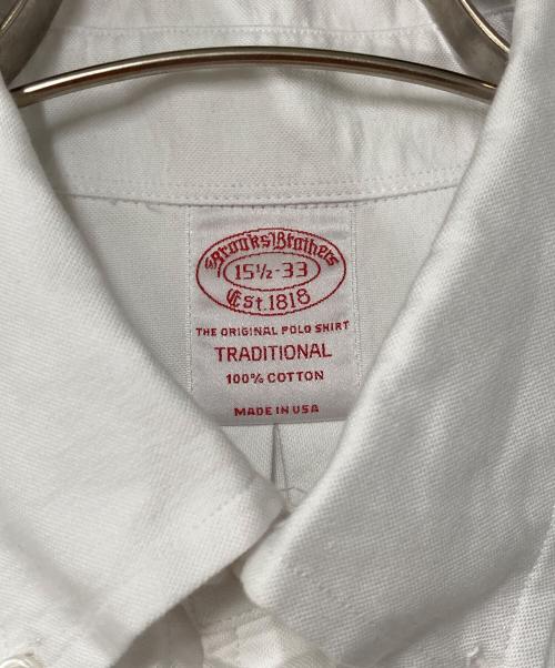 BROOKS BROTHERS（ブルックスブラザーズ）BROOKS BROTHERS (ブルックスブラザーズ) ボタンダウンシャツ TRADITIONAL USA製 ホワイト サイズ:15 1/2の古着・服飾アイテム