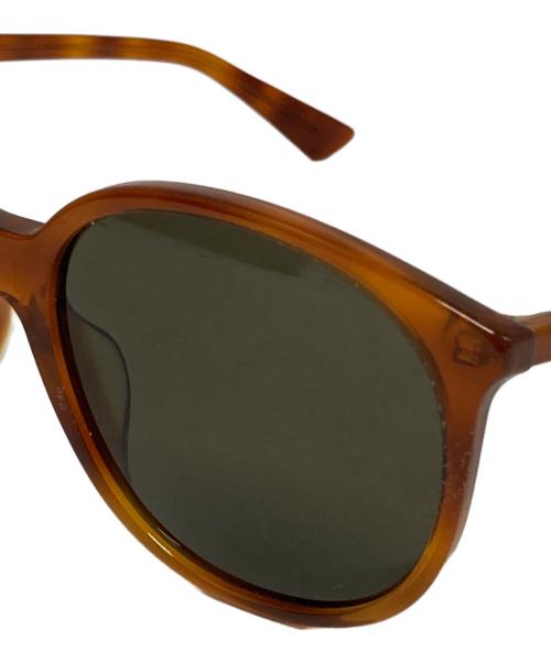 GUCCI（グッチ）GUCCI (グッチ) スクエア サングラス ブラウン サイズ:57□16-145の古着・服飾アイテム