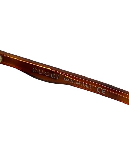 GUCCI（グッチ）GUCCI (グッチ) スクエア サングラス ブラウン サイズ:57□16-145の古着・服飾アイテム