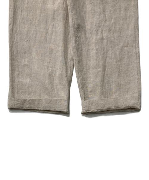 BLURHMS（ブラームス）BLURHMS (ブラームス) イージーリネン混カーゴパンツ アイボリーの古着・服飾アイテム