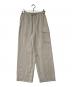 BLURHMS（ブラームス）の古着「イージーリネン混カーゴパンツ」｜アイボリー