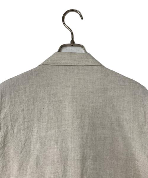 BLURHMS（ブラームス）BLURHMS (ブラームス) リネン混ジャケット アイボリーの古着・服飾アイテム