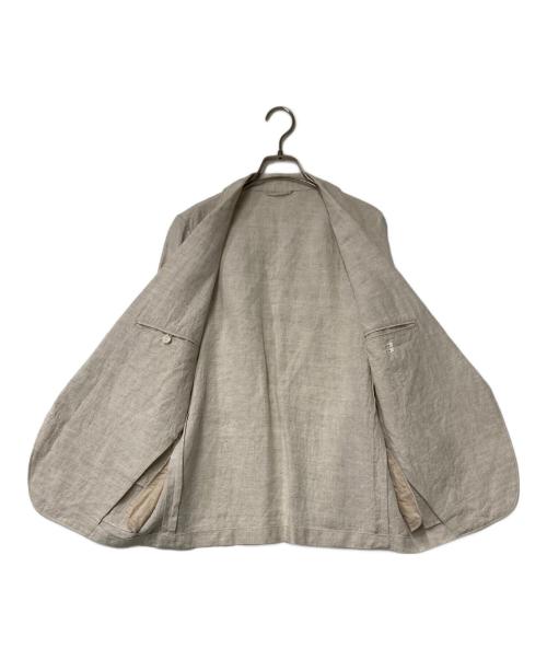 BLURHMS（ブラームス）BLURHMS (ブラームス) リネン混ジャケット アイボリーの古着・服飾アイテム