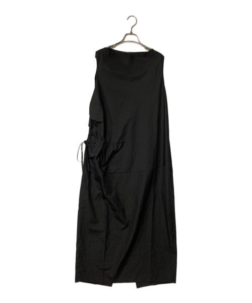 YLEVE（イレーヴ）YLEVE (イレーヴ) FINX COTTON WEATHER GATHER OP ブラック サイズ:2の古着・服飾アイテム