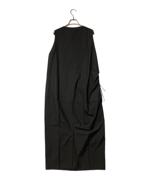 YLEVE（イレーヴ）YLEVE (イレーヴ) FINX COTTON WEATHER GATHER OP ブラック サイズ:2の古着・服飾アイテム