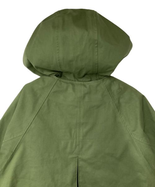 Traditional Weatherwear（トラディショナルウェザーウェア）Traditional Weatherwear (トラディショナルウェザーウェア) ライナー付ステンカラーコート カーキ×ブラック サイズ:34の古着・服飾アイテム