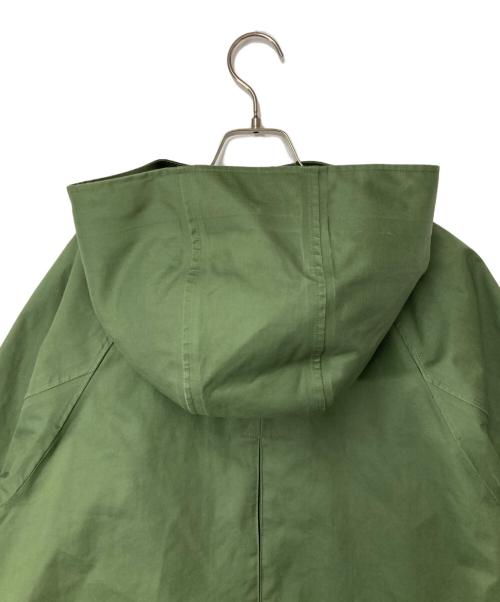 Traditional Weatherwear（トラディショナルウェザーウェア）Traditional Weatherwear (トラディショナルウェザーウェア) ライナー付ステンカラーコート カーキ×ブラック サイズ:34の古着・服飾アイテム