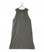 Comm.archコム・アーチ）の古着「カシミヤ混ノースリーブワンピース」｜グレー