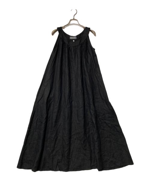 GIEDRIUS（ギェドリュス）GIEDRIUS (ギェドリュス) リネンワンピース ブラック サイズ:XSの古着・服飾アイテム