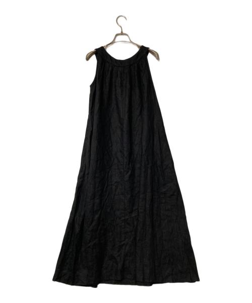GIEDRIUS（ギェドリュス）GIEDRIUS (ギェドリュス) リネンワンピース ブラック サイズ:XSの古着・服飾アイテム