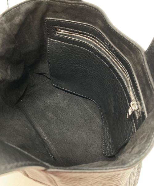 HIROFU（ヒロフ）HIROFU (ヒロフ) ヴィータ レザートートバッグ S ブラックの古着・服飾アイテム