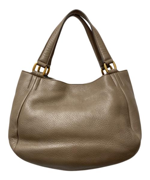 HIROFU（ヒロフ）HIROFU (ヒロフ) パフータ ハンドバッグ ベージュの古着・服飾アイテム