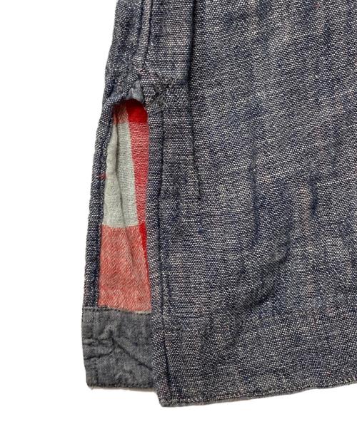 45R（フォーティファイブ・アール）45R (フォーティファイブ・アール) ダブルガーゼシャツワンピース インディゴ サイズ:表記無しの古着・服飾アイテム