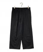 DRIES VAN NOTENドリスヴァンノッテン）の古着「タックパンツ」｜ブラック