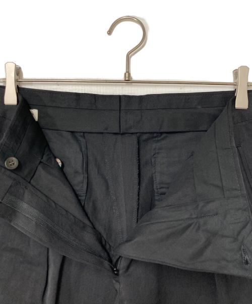 DRIES VAN NOTEN（ドリスヴァンノッテン）DRIES VAN NOTEN (ドリスヴァンノッテン) タックパンツ ブラック サイズ:38の古着・服飾アイテム