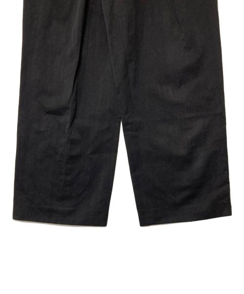 DRIES VAN NOTEN（ドリスヴァンノッテン）DRIES VAN NOTEN (ドリスヴァンノッテン) タックパンツ ブラック サイズ:38の古着・服飾アイテム