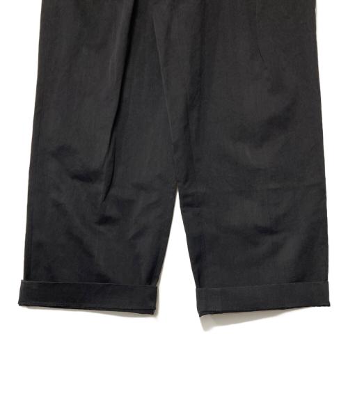 DRIES VAN NOTEN（ドリスヴァンノッテン）DRIES VAN NOTEN (ドリスヴァンノッテン) タックパンツ ブラック サイズ:38の古着・服飾アイテム