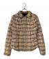 BURBERRY BLUE LABEL（バーバリーロンドンブルーレーベル）の古着「リバーシブルパテッドジャケット」｜ベージュ×ブラック
