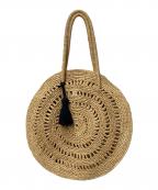 MAISON N.H PARISメゾン・エヌ・アッシュ・パリ）の古着「カゴバッグ」｜ベージュ×ブラック