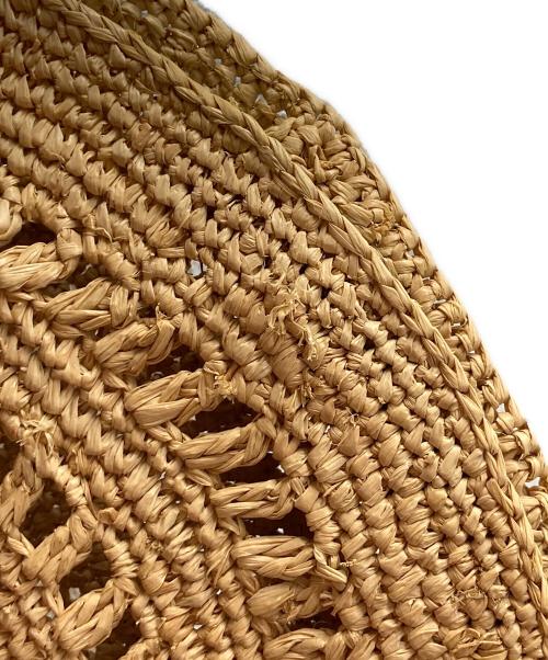 MAISON N.H PARIS（メゾン・エヌ・アッシュ・パリ）MAISON N.H PARIS (メゾン・エヌ・アッシュ・パリ) カゴバッグ ベージュ×ブラックの古着・服飾アイテム