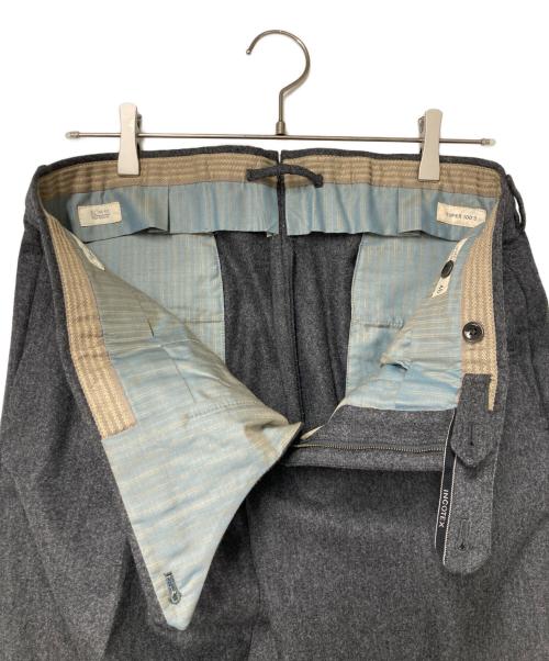 INCOTEX（インコテックス）INCOTEX (インコテックス) SUPER 100's SLIM FIT スラックス グレー サイズ:46の古着・服飾アイテム