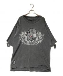 GALFY（ガルフィー）の古着「染め染めわんちゃんボロボロ Tee」｜グレー