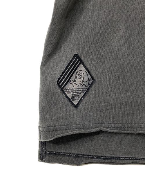 GALFY（ガルフィー）GALFY (ガルフィー) 染め染めわんちゃんボロボロ Tee グレー サイズ:大型犬の古着・服飾アイテム