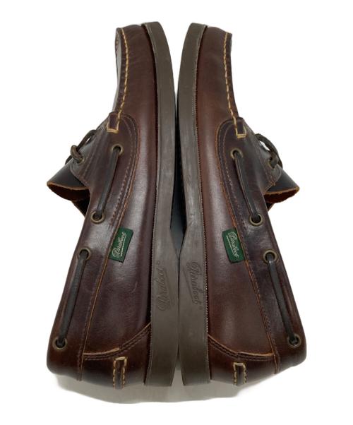 PARABOOT（パラブーツ）PARABOOT (パラブーツ) BARTH/MARINE デッキシューズ ブラウン サイズ:6 1/2の古着・服飾アイテム