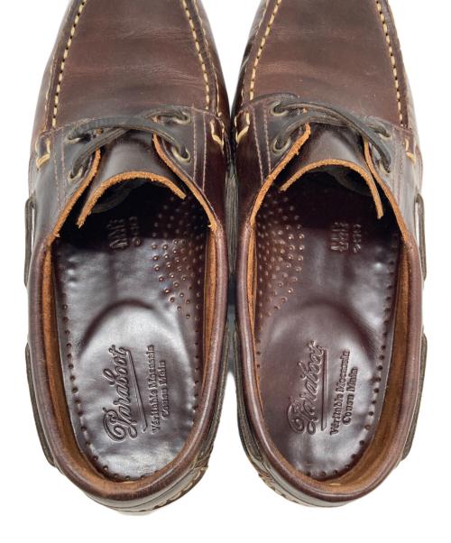 PARABOOT（パラブーツ）PARABOOT (パラブーツ) BARTH/MARINE デッキシューズ ブラウン サイズ:6 1/2の古着・服飾アイテム