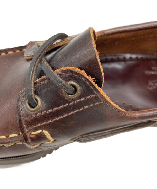 PARABOOT（パラブーツ）PARABOOT (パラブーツ) BARTH/MARINE デッキシューズ ブラウン サイズ:6 1/2の古着・服飾アイテム