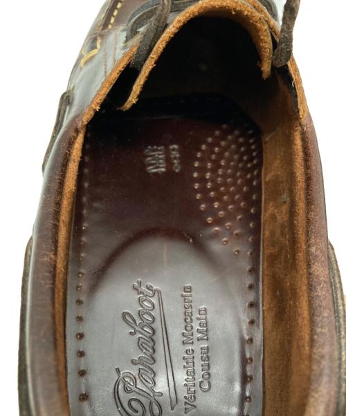 PARABOOT（パラブーツ）PARABOOT (パラブーツ) BARTH/MARINE デッキシューズ ブラウン サイズ:6 1/2の古着・服飾アイテム
