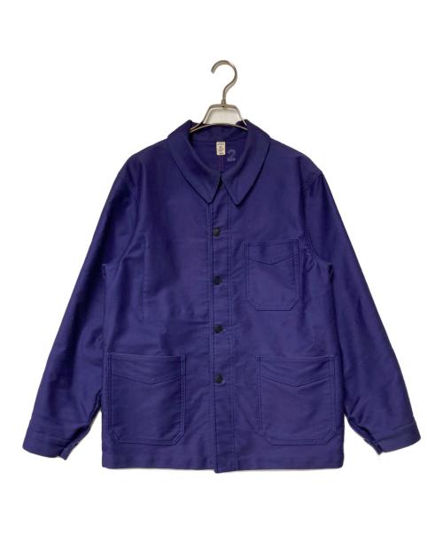 le travailleur gallice（ル・トラヴァイユール・ガリス）le travailleur gallice (ル・トラヴァイユール・ガリス) カバーオール パープル サイズ:2の古着・服飾アイテム