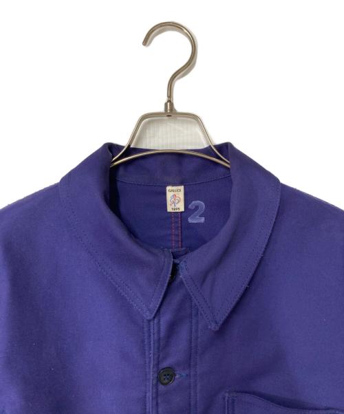 le travailleur gallice（ル・トラヴァイユール・ガリス）le travailleur gallice (ル・トラヴァイユール・ガリス) カバーオール パープル サイズ:2の古着・服飾アイテム