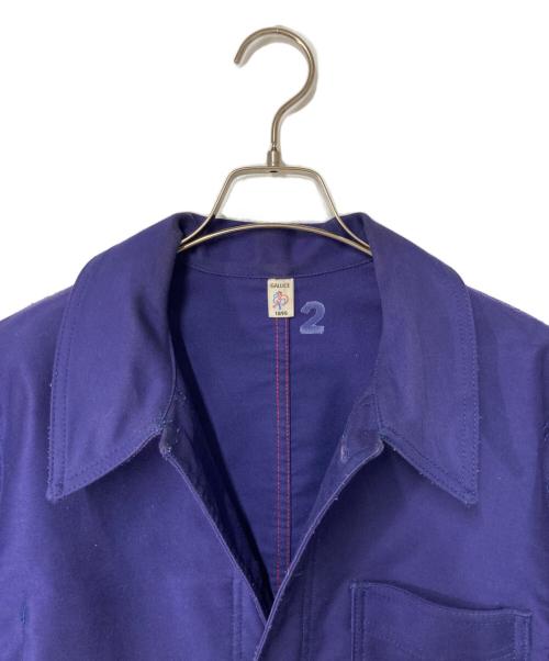 le travailleur gallice（ル・トラヴァイユール・ガリス）le travailleur gallice (ル・トラヴァイユール・ガリス) カバーオール パープル サイズ:2の古着・服飾アイテム