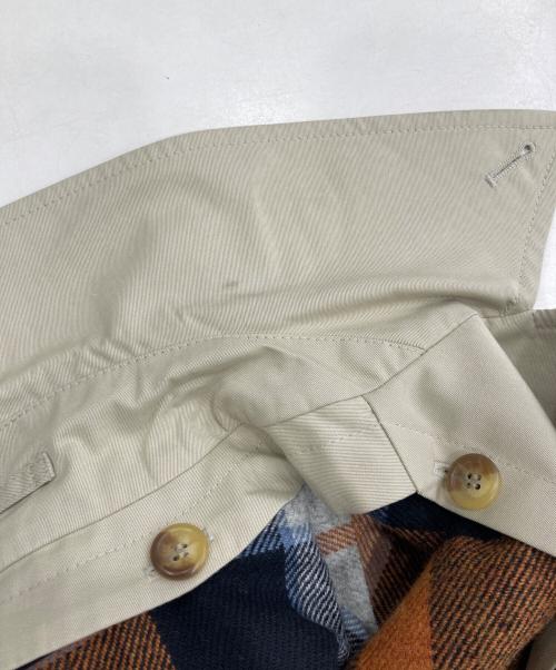 GRENFELL（グレンフェル）GRENFELL (グレンフェル) SLIM CAMPBELL ライナー付比翼ステンカラーコート JOHNSTONS製ライナー ベージュ サイズ:36の古着・服飾アイテム