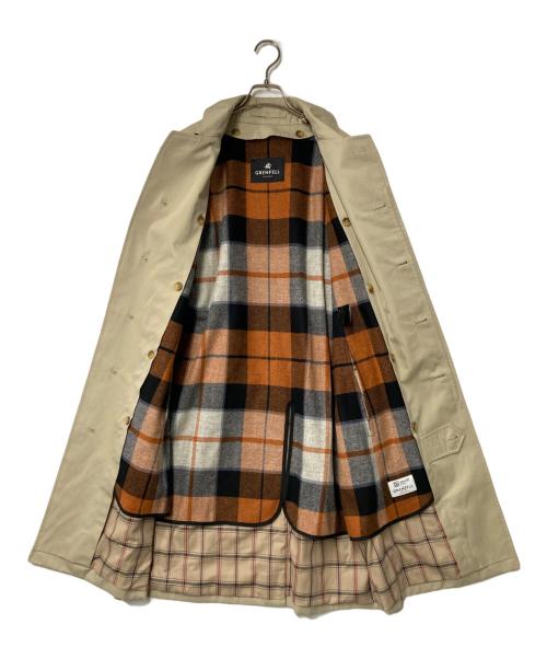 GRENFELL（グレンフェル）GRENFELL (グレンフェル) SLIM CAMPBELL ライナー付比翼ステンカラーコート JOHNSTONS製ライナー ベージュ サイズ:36の古着・服飾アイテム