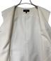 中古・古着 theory (セオリー) SATIN CREPE ZIGZAG VEST サテン クレープ ジグザグ ベスト ベージュ：9000円