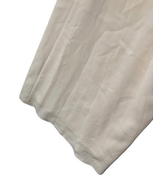 theory（セオリー）theory (セオリー) SATIN CREPE WIDE A LEG PNT アイボリー サイズ:2の古着・服飾アイテム