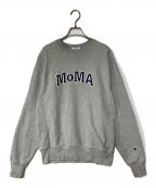 Champion REVERSE WEAVE×MoMAチャンピオン リバース ウィーブ×モマ）の古着「スウェット」｜グレー