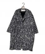 nooyヌーイ）の古着「ツイードコート」｜ネイビー×ホワイト